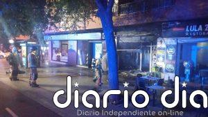 Un incendio en una papelería situada en la carretera de Valldemossa deja cuatro intoxicados por humo