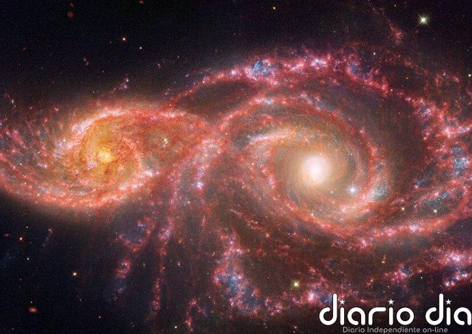 Webb y Hubble examinan un par de galaxias que dan miedo