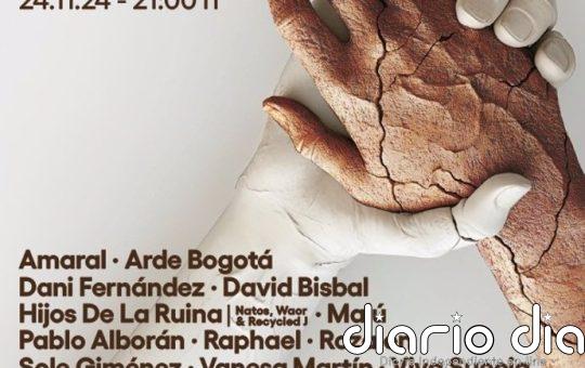 Amaral, Arde Bogotá, Bisbal o Raphael realizarán un concierto solidario en Madrid por las víctimas de la DANA