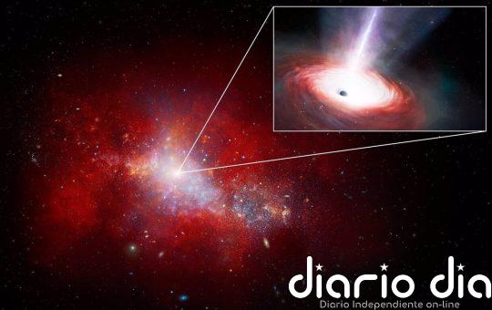 Astrónomos descubren el agujero negro más voraz del Universo primitivo