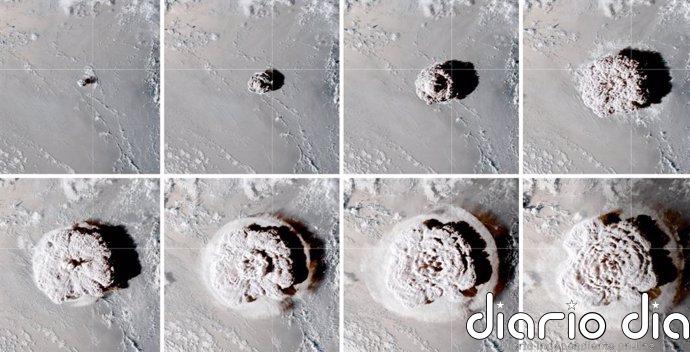 Cenizas del volcán de Tonga fertilizaron ecosistemas marinos