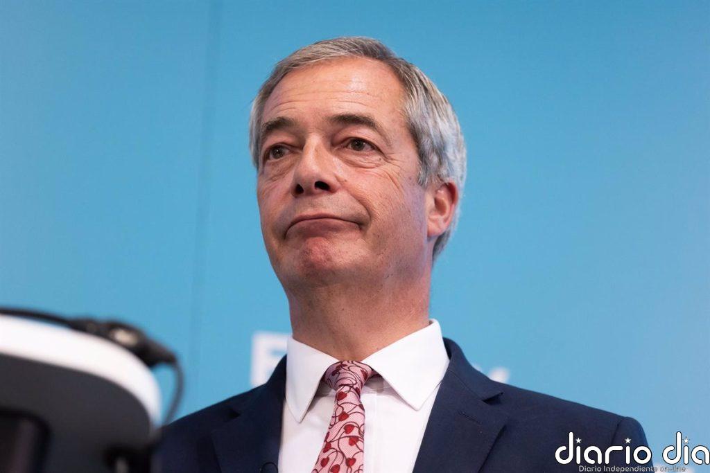Farage se ofrece como "interlocutor útil" entre el Gobierno británico y Donald Trump