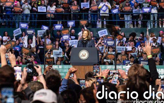 Harris se concentra en Pensilvania y Trump viaja por tres estados en el último día de campaña