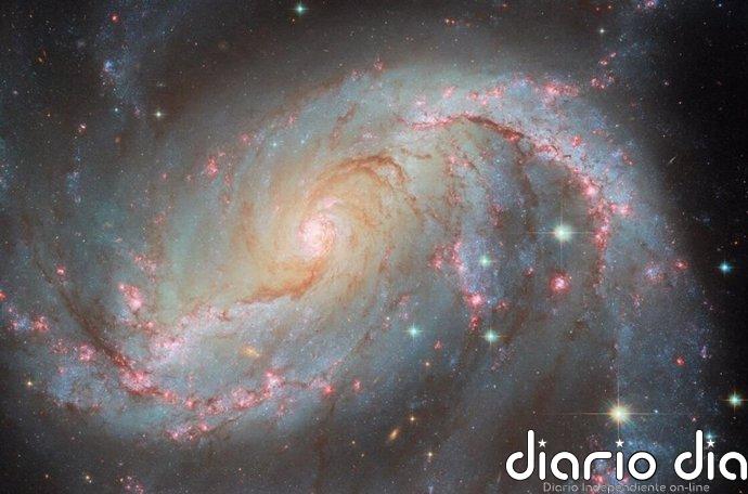 Hubble observa un espectáculo de luces en la galaxia NGC 1672