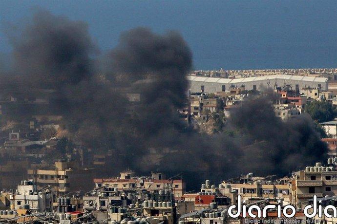 Israel ejecuta sus primeros bombardeos contra barrios del sur de Beirut en cerca de una semana