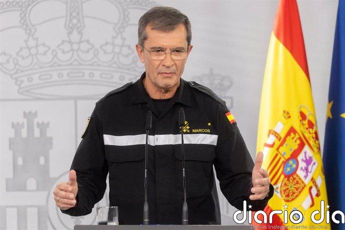 La UME asegura que se activó en Valencia a las 15.41 del día 29, "horas antes de recibir órdenes oficiales" El general jefe de la UME, Francisco Javier Marcos.