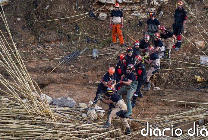 Las CCAA han enviado más de 2.850 efectivos de emergencia a Valencia para seguir trabajando sobre el terreno Efectivos de la UME trabajan quitando árboles, a 7 de noviembre de 2024, en Cheste, Valencia, Comunidad Valenciana (España).