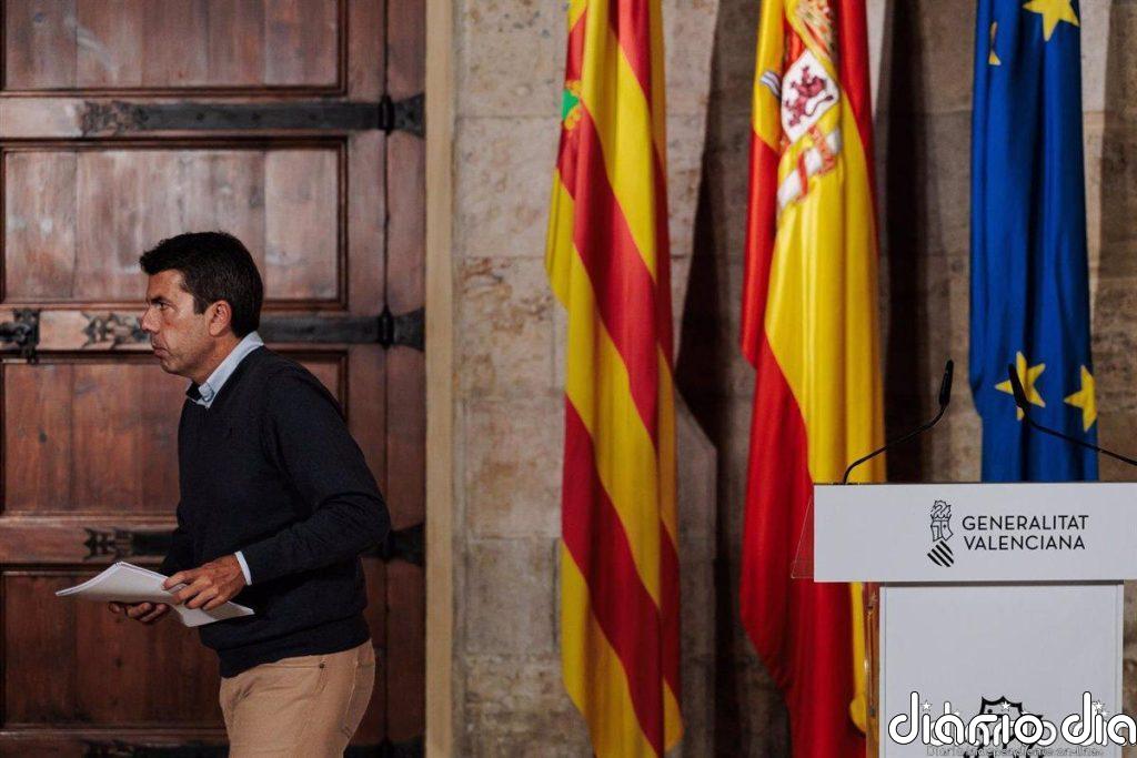 Mazón anuncia que este viernes se publicarán los nombramientos del nuevo Consell y el martes será la toma de posesión