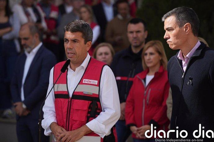 Mazón asegura que habría enviado el mensaje de alarma "de inmediato" si la CHJ hubiera "reactivado la alerta"