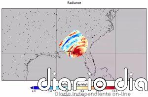 Ondas de gravedad del huracán Helene registradas desde la órbita