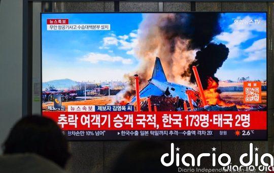 Al menos 179 muertos en una de las peores tragedias aéreas de la historia de Corea del Sur