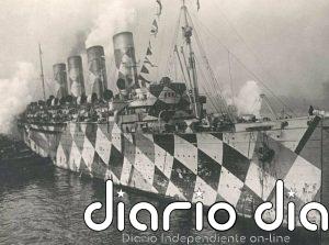 Cuestionan la eficacia del camuflaje de barcos de la I Guerra Mundial