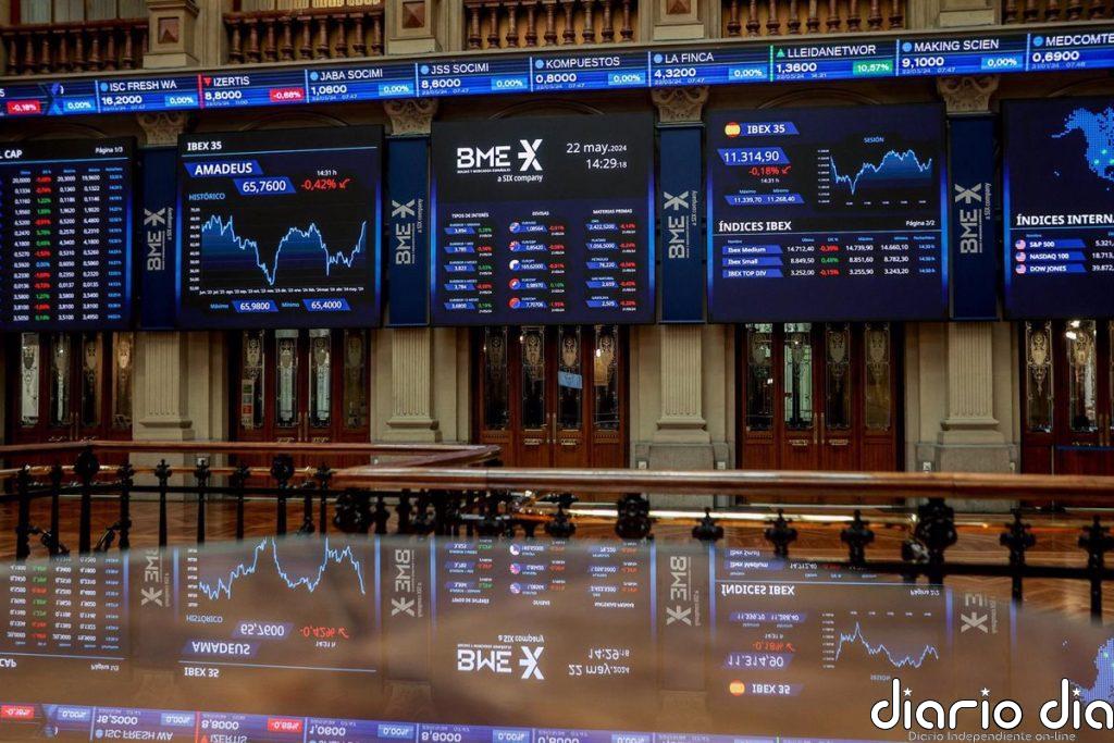 El Ibex 35 cae un 0,21% tras el nuevo recorte de tipos del BCE y se sitúa por debajo de los 11.800