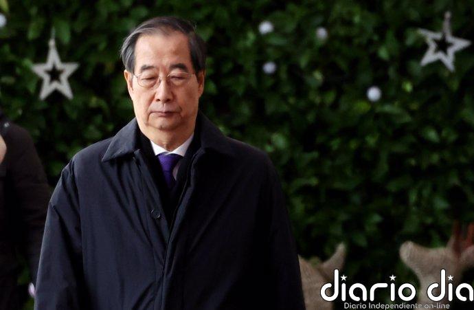 El Parlamento de Corea del Sur aprueba la moción de destitución contra el presidente interino, Han Duck Soo