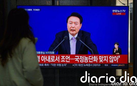 El presidente de Corea del Sur acepta levantar la ley marcial