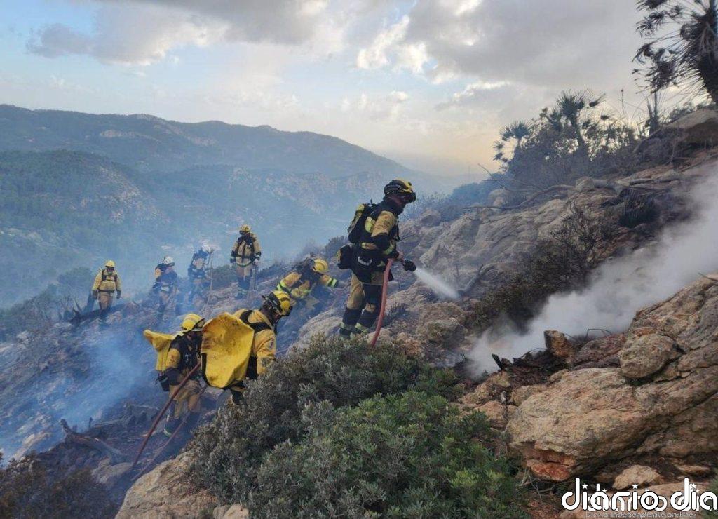 Elevan a unas 70 las hectáreas quemadas por el incendio forestal de Andratx