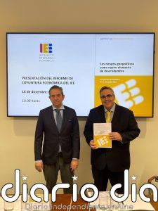 IEE estima un alza del PIB del 3% en 2024 y del 2,1% en 2025, pero avisa del avance "limitado" en inversión