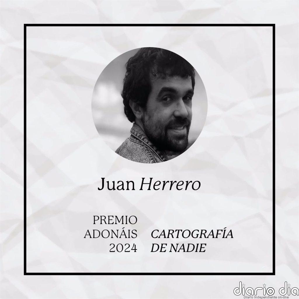 Juan Herrero, Premio Adonáis 2024 por "su capacidad de vertebrar una lectura del mito desde un ángulo genuino"