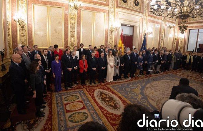 La Constitución reúne en el Congreso a cinco presidentes autonómicos de PP con Illa, y a Ayuso con el fiscal general