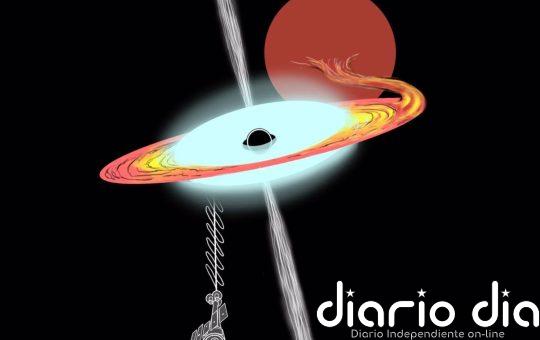 La NASA escudriña el disco de un agujero negro a 8.800 años luz