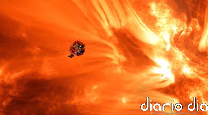 La sonda Parker llama a casa tras acercarse al Sol más que nadie Ilustración de la máxima aproximación al Sol de la sonda Parker de la NASA