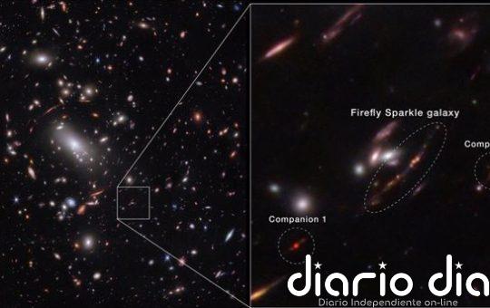 Primera galaxia en formación activa tan ligera como la joven Vía Láctea