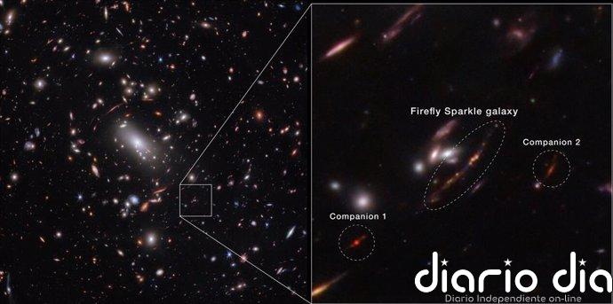 Primera galaxia en formación activa tan ligera como la joven Vía Láctea