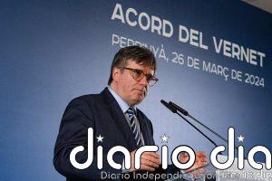 Puigdemont no apoyará a Sánchez si continúa "la estrategia que pretende hundir" a Cataluña