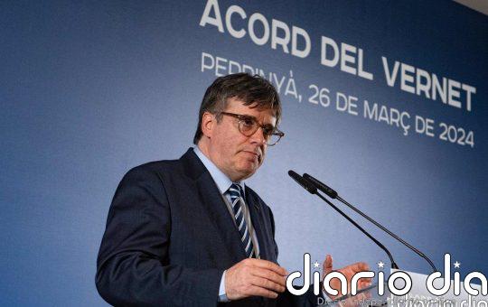 Puigdemont no apoyará a Sánchez si continúa "la estrategia que pretende hundir" a Cataluña