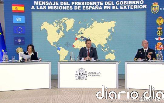 Sánchez felicita la Navidad a las tropas en el exterior y ensalza su labor ante emergencias y catástrofes como la dana