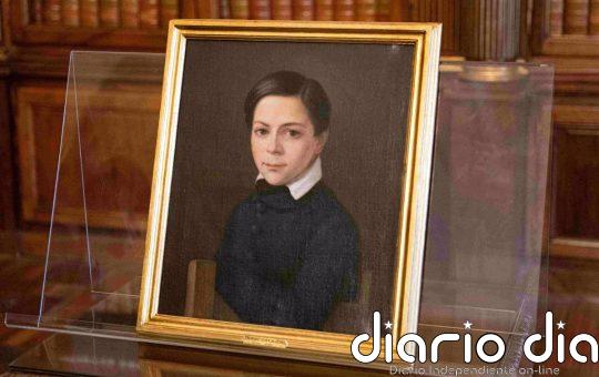 Urtasun restituye una primera incautación del franquismo, un retrato de Giner de los Ríos: "La memoria no es pasado"