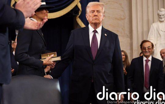 Así ha transcurrido la toma de posesión de Trump