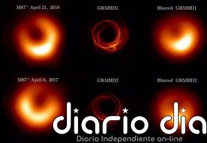 Capturan el agitado flujo de acreción del agujero negro central de M87