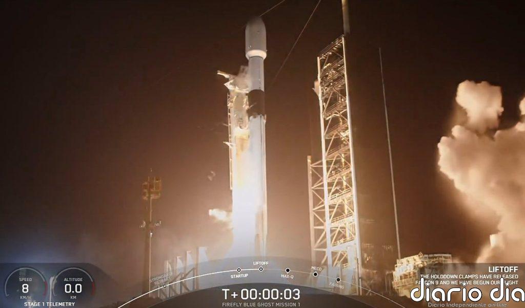 Dos sondas privadas lanzadas a la Luna en un mismo cohete de Space X