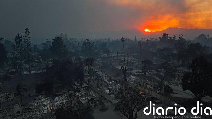 El humo de incendios forestales puede acumular toxinas en zonas urbanas