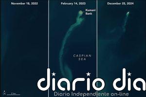 Satélites detectan una isla 'fantasma' en medio del Caspio