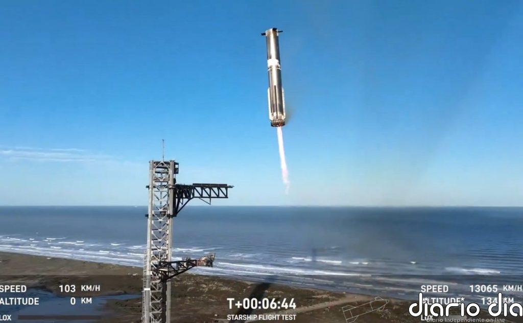 Starship se incendia en vuelo durante su séptima prueba