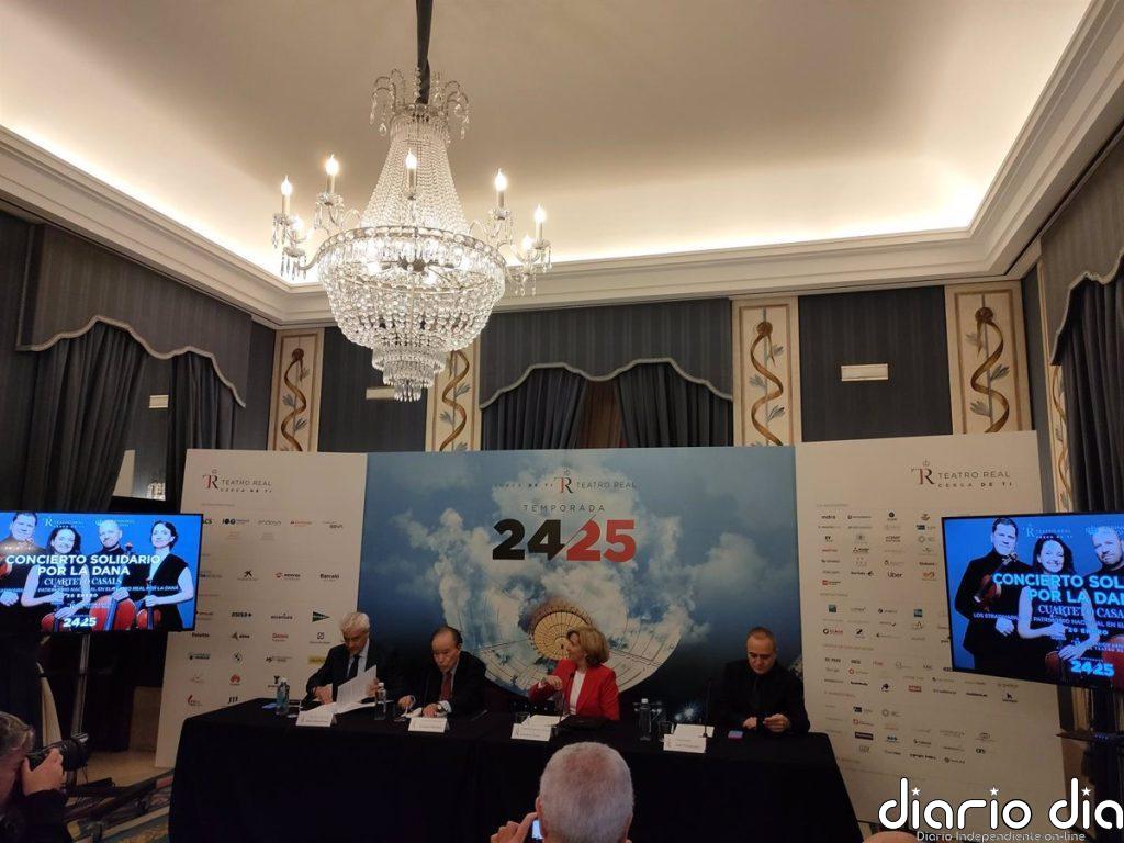 Stradivarius de Patrimonio Nacional salen del Palacio Real por un concierto por la dana el 20 de enero en Teatro Real