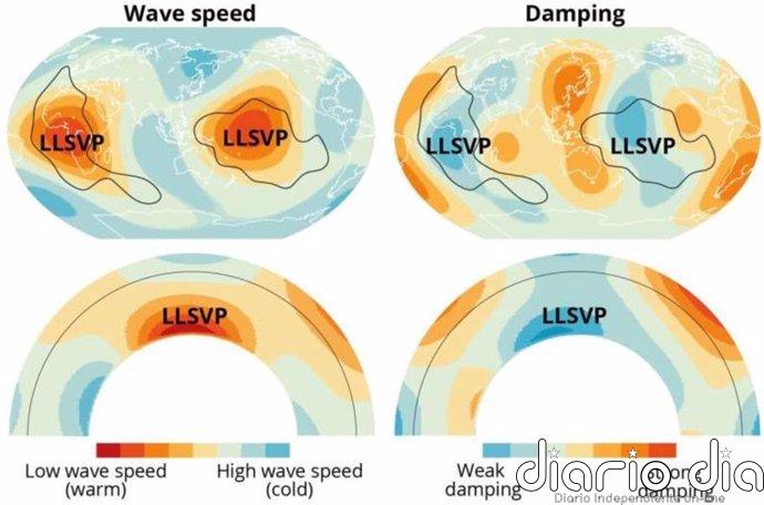 Un estudio sísmico revela antiguas 'islas' en el manto profundo