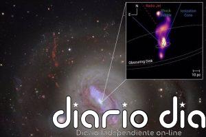 Vista sin precedentes de un agujero negro supermasivo en acción