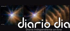 Webb observa capas de polvo ricas en carbono en un sistema estelar