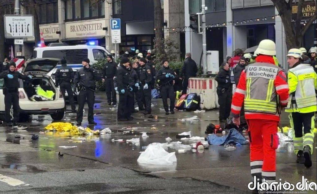 Aumentan a 28 los heridos tras un supuesto atropello intencionado en Múnich, Alemania