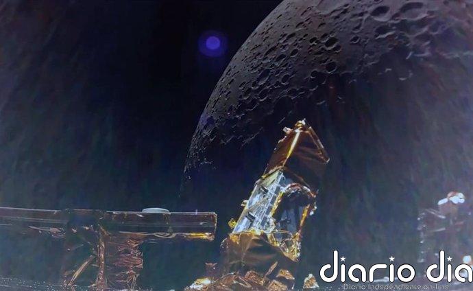 Blue Ghost capta espectaculares imágenes de su entrada en órbita lunar