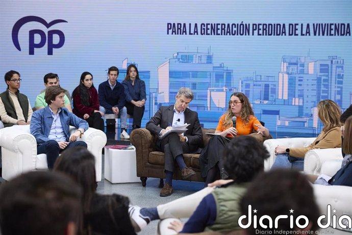 Feijóo anuncia una 'hucha hogar joven' para ayudar a los jóvenes a comprar una vivienda incentivando el ahorro