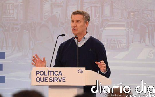 Feijóo contrapone la "agenda del cambio" del PP frente a la "agenda del escándalo" del PSOE