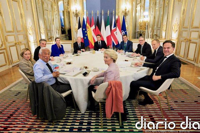 Líderes europeos coinciden en dar un paso adelante en Ucrania pero piden a EEUU implicarse en su seguridad