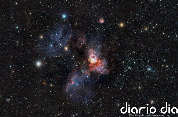 Una cuna estelar a 5.500 años luz, captada a 80 millones de píxeles Esta imagen de 80 millones de píxeles nos muestra el cúmulo estelar RCW 38, situado a 5.500 años luz de distancia en la constelación de Vela.