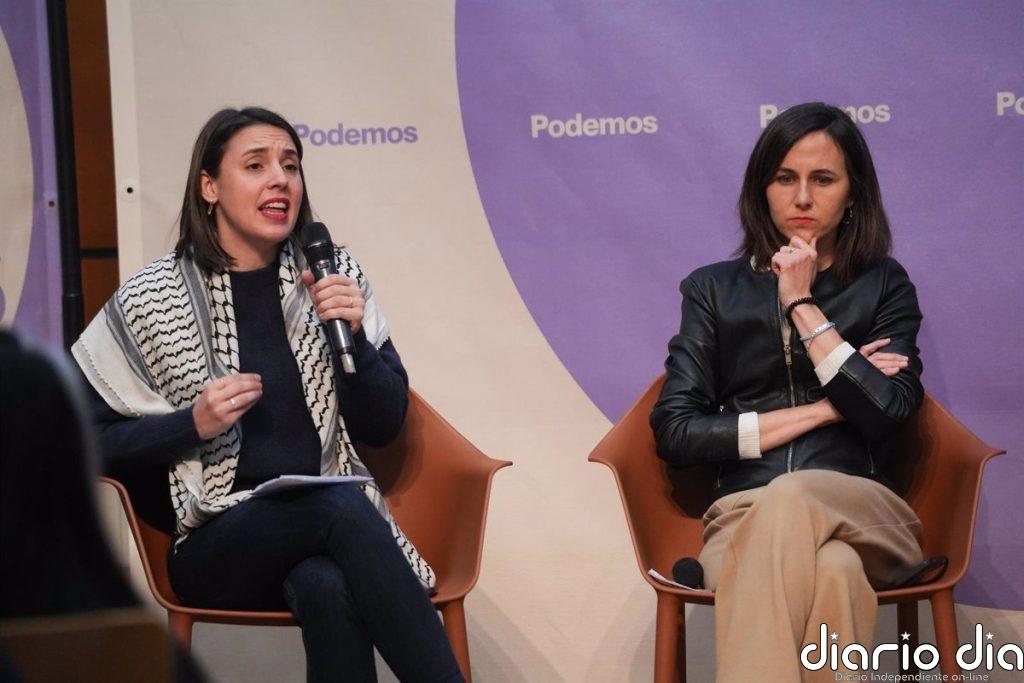 Belarra critica las negociaciones para el fin de la guerra: "Se van a repartir Ucrania como si fuera una tarta"