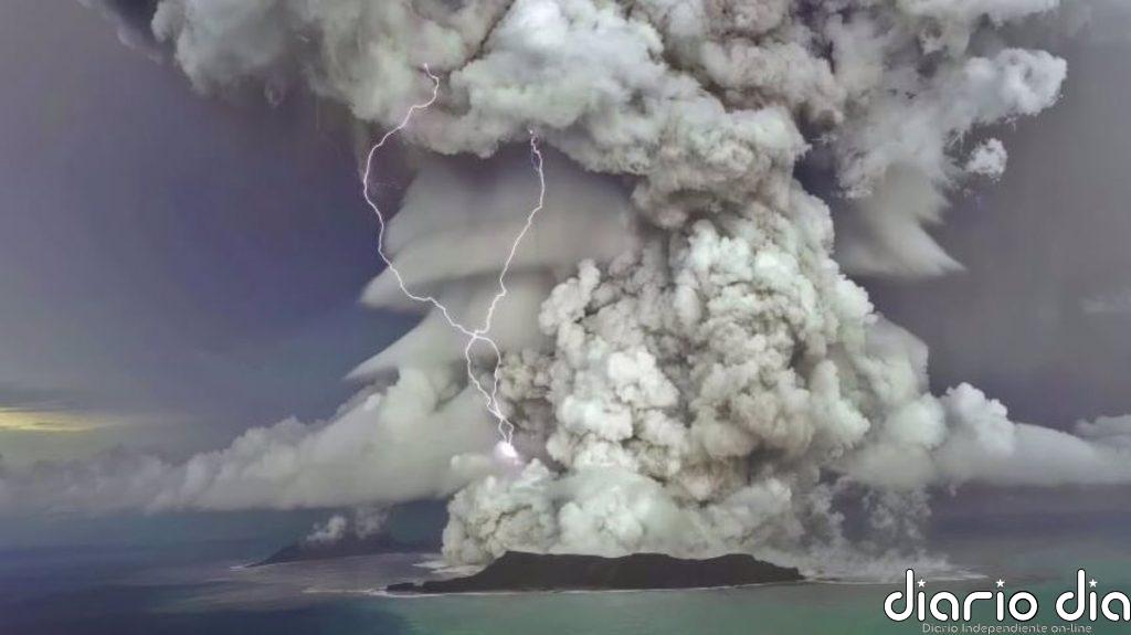 El volcán de Tonga redujo una décima la temperatura del hemisferio sur