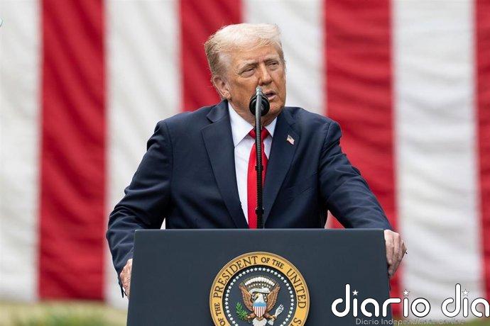 Bruselas responde a Trump que su plan para desvincularse del combustible ruso lleva años en marcha HANDOUT - 11 September 2025, US, Arlington: US President Donald Trump delivers a speech during an event at the Pentagon, as part of the ceremonies marking the 24th anniversary of the September 11, 2001 attacks. Photo: Andrea Hanks/White House/dpa - ATTENT